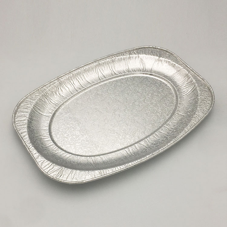 Plaque de barbecue jetable en papier d'aluminium