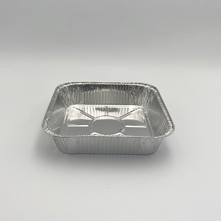 Assiette carrée en aluminium